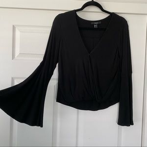Bell sleeve blouse
